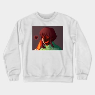 chara glitchtale Crewneck Sweatshirt